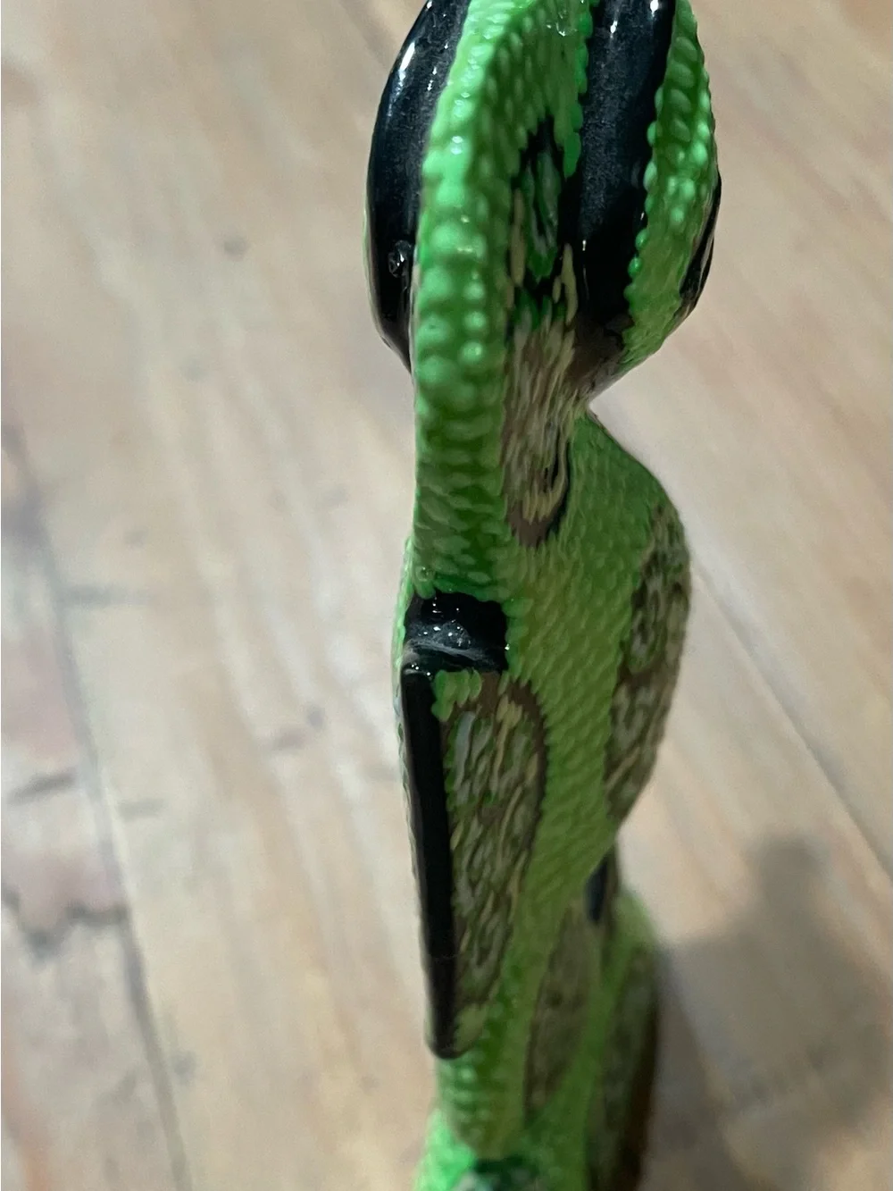 7” tall Green Seahorse Reptile Decor - Unbranded rep Dominicans